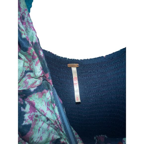 Free People Floral Tiered Maxi Sundress size Small - Picture 6 of 6